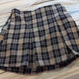 Plaid skirt
